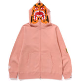 A Bathing Ape Tiger Shark Full Zip Hoodie Dusty