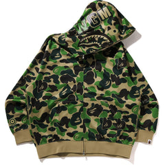 A Bathing Ape Shark Abc Blue Camo Full Zip Hoodie