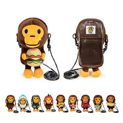 A Bathing Ape Baby Milo Banana Plush Doll Crossbody Bag
