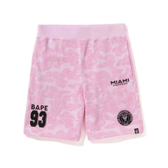 BAPE Style Miami "93" Camo Casual Shorts - Pink