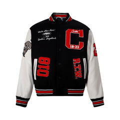 Corteiz Patchwork Letterman Varsity Jacket