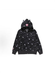 A Bathing Ape X Sanrio Hello Kitty Kuromi Full Zip Hoodie