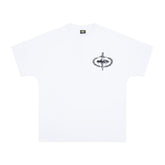 Corteiz X Slaughter Gang 21 Savage White Graphic Short Sleeve T‑shirt