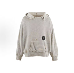 Saint MXXXXXX Patch Distressed Ripped Pullover Hoodie