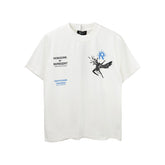 Represent Horizons Multi‑Chest Graphic Print Oversized T‑Shirt