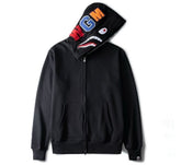 BAPE Shark Full Zip Hoodie Black Shark Edition
