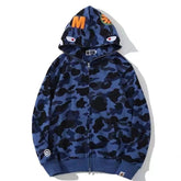 BAPE Shark Camo Full Zip Hoodie