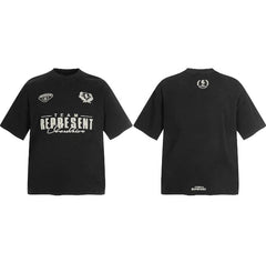 Represent Team Represent Crest Front Back Print Oversized T‑Shirt