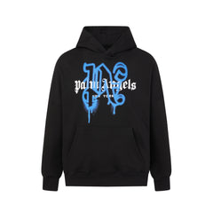 Palm Angels Spray Paint Graffiti Logo Oversized Hoodie