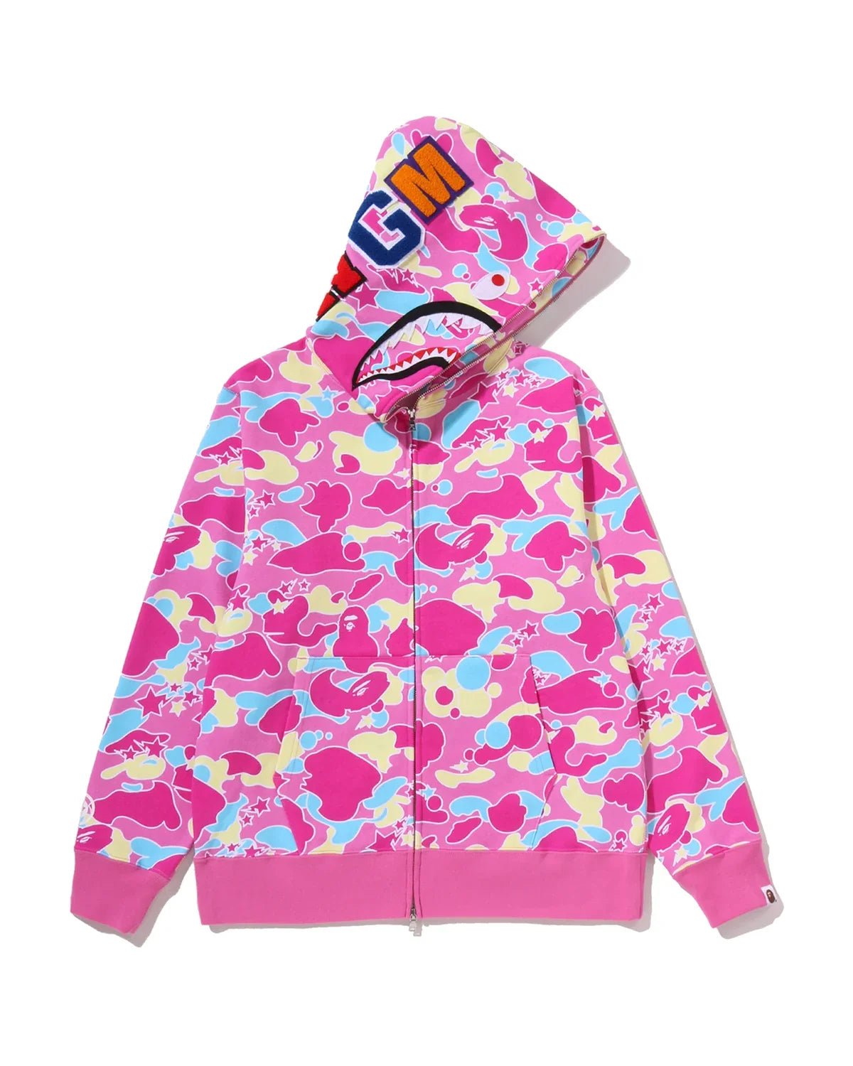 Bape Star Camo Shark Full Zip Hoodie