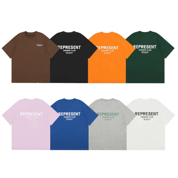Represent Owners Club Small Chest Logo Oversized T‑Shirt