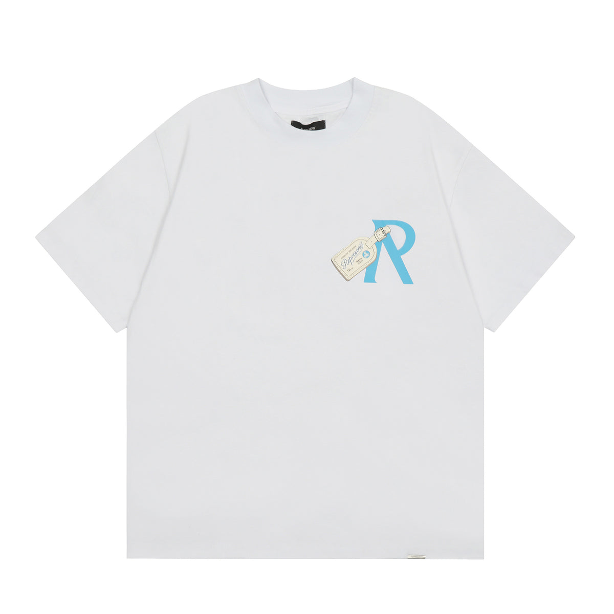 Represent R‑Logo Luggage Tag Chest Print Oversized T‑Shirt