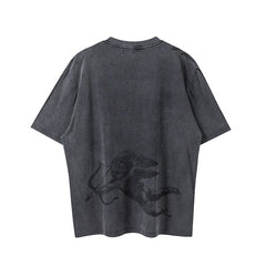 Represent Cherub Angel All‑Over Print Vintage Washed Oversized T‑Shirt