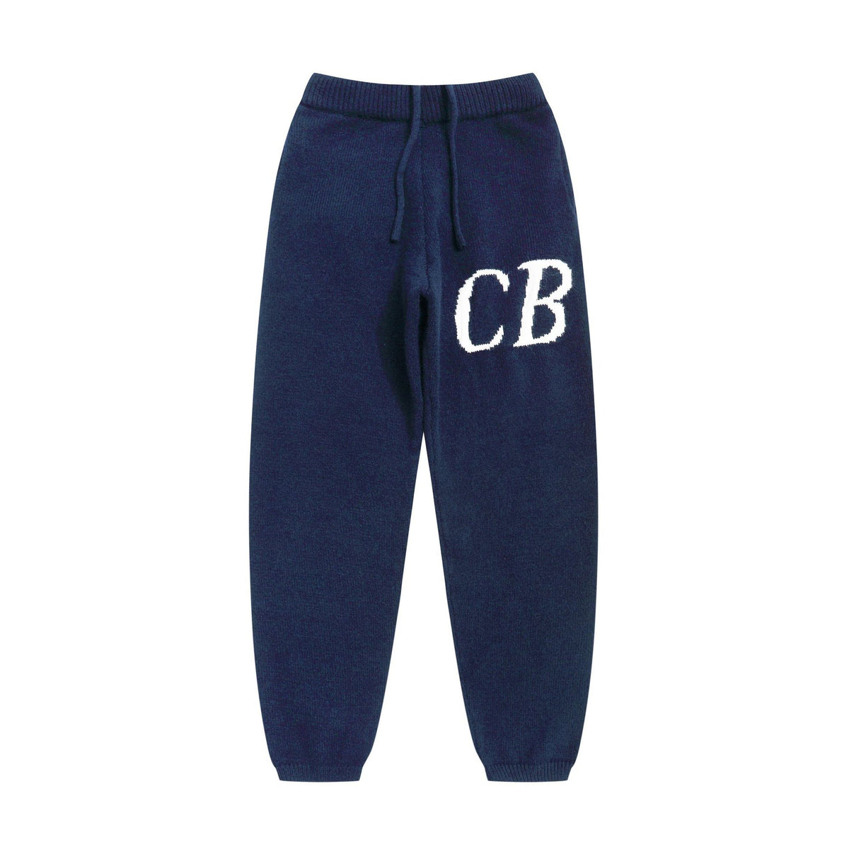 Cole Buxton Cb Logo Knit Navy Oversized Jogger Pants
