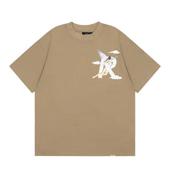 Represent Angel Cloud R‑Logo Chest Print Oversized T‑Shirt
