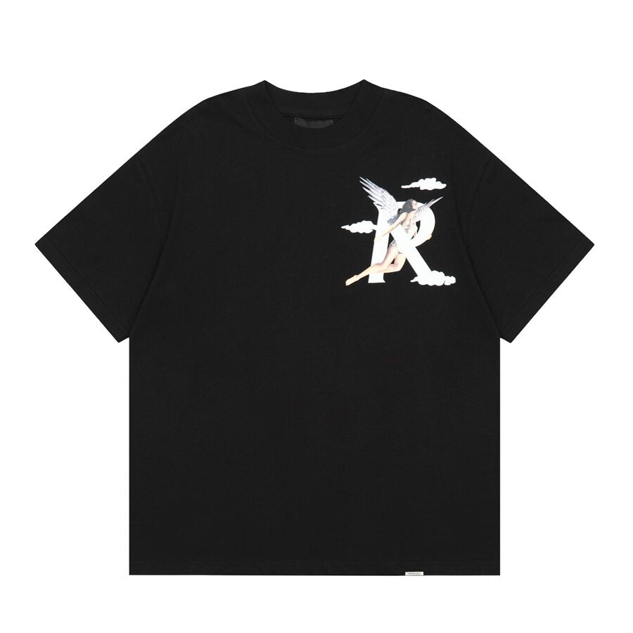 Represent Angel Cloud R‑Logo Chest Print Oversized T‑Shirt