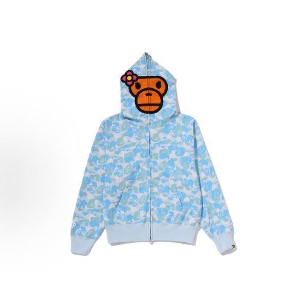 A Bathing Ape Baby Milo Flower Camo Full Zip Hoodie
