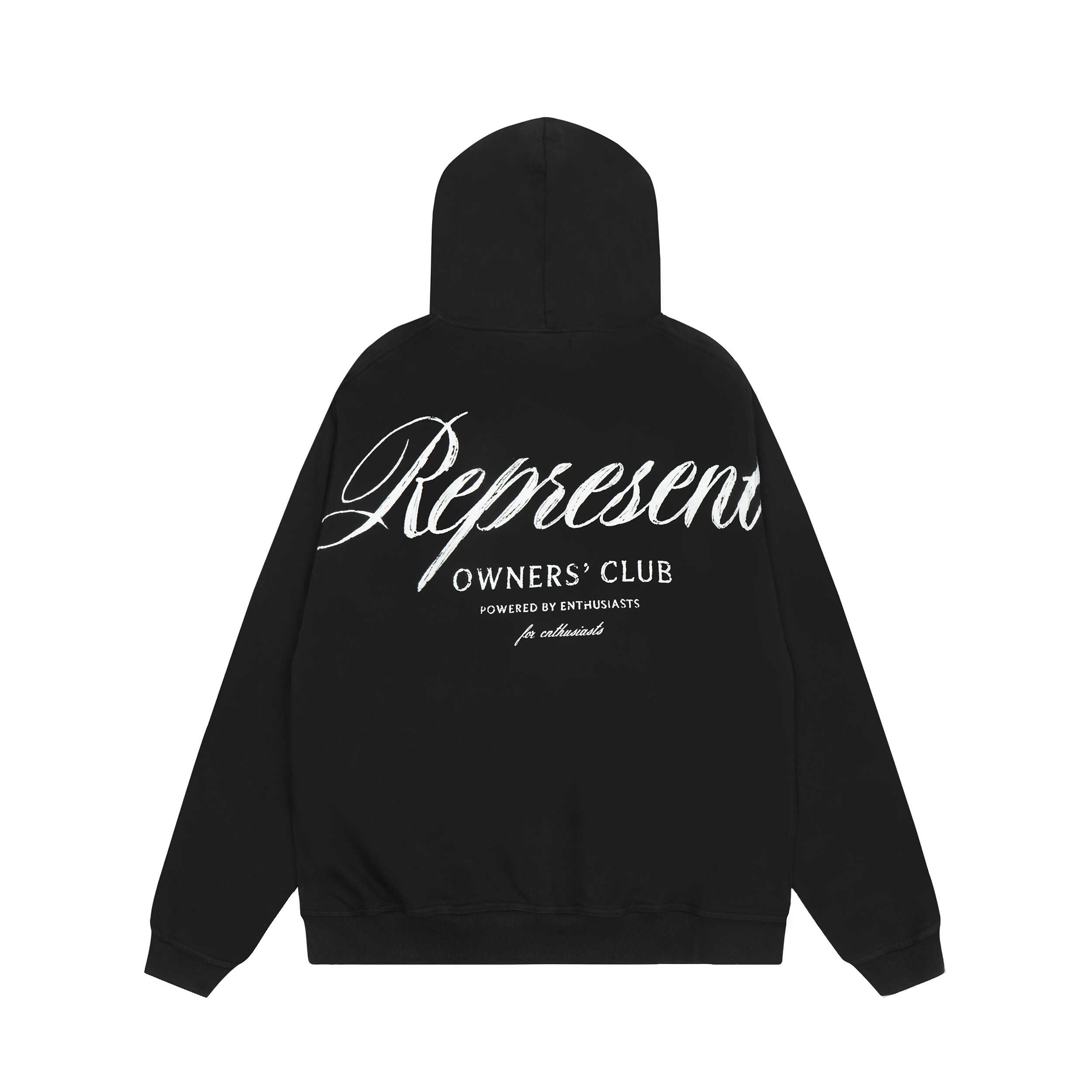 Represent Small Script Logo Pastel Pink Oversized Hoodie