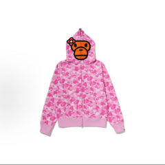 A Bathing Ape Baby Milo Flower Camo Full Zip Hoodie
