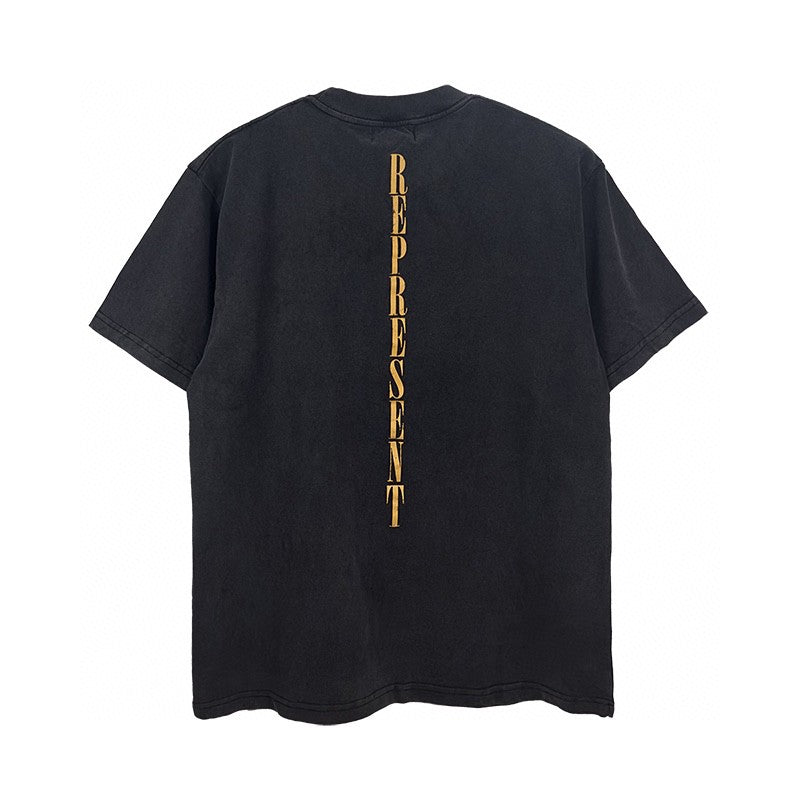 Represent Horizons Angel Snake Graphic Print Oversized T‑Shirt