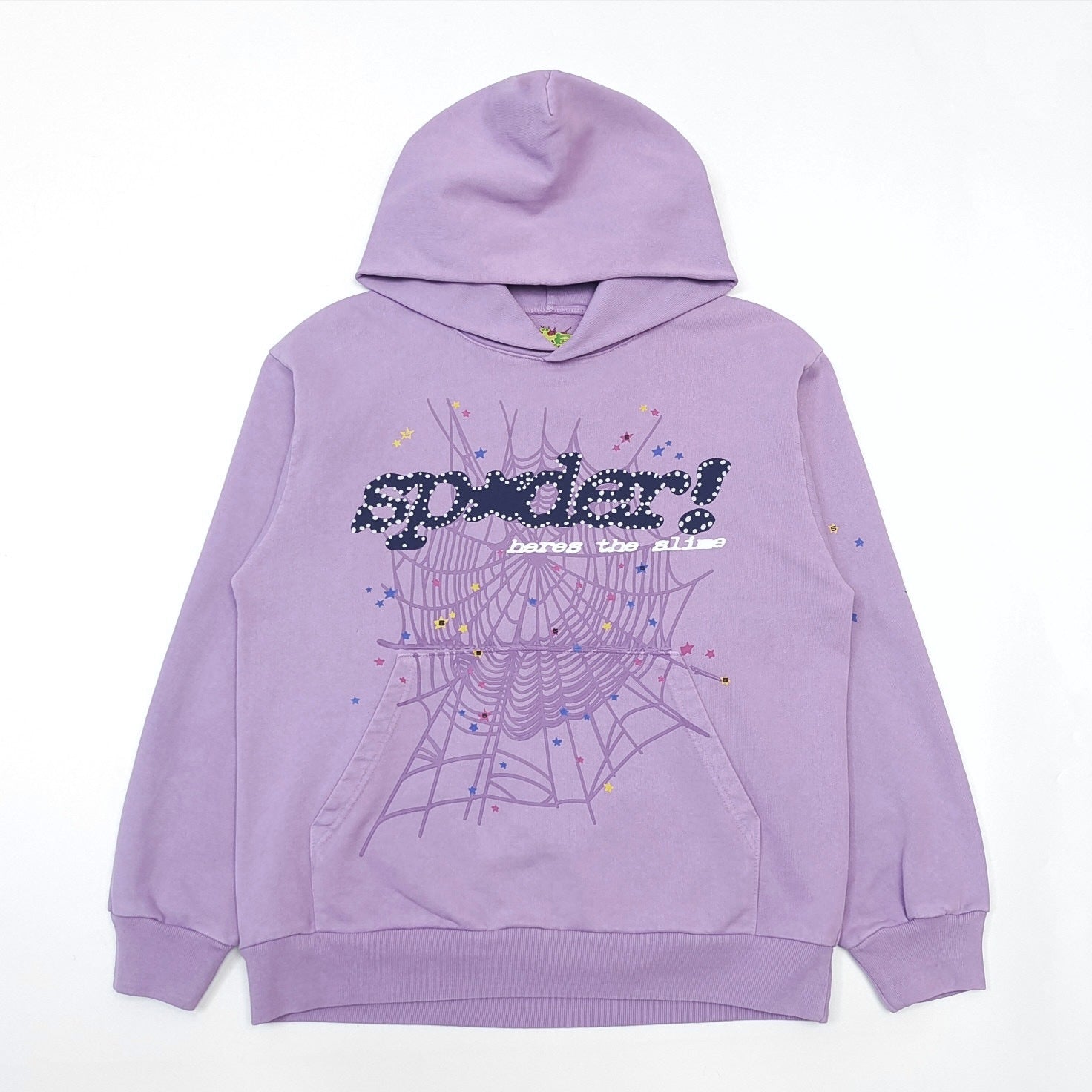 Cross border exclusive 500g Meichao PINK spider web hooded sweatshirt Sp5derhoodies hoodie (33)