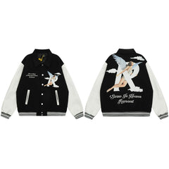 Represent Storms In Heaven Black Varsity Jacket