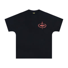 Corteiz X Slaughter Gang 21 Savage Graphic Short Sleeve T‑shirt