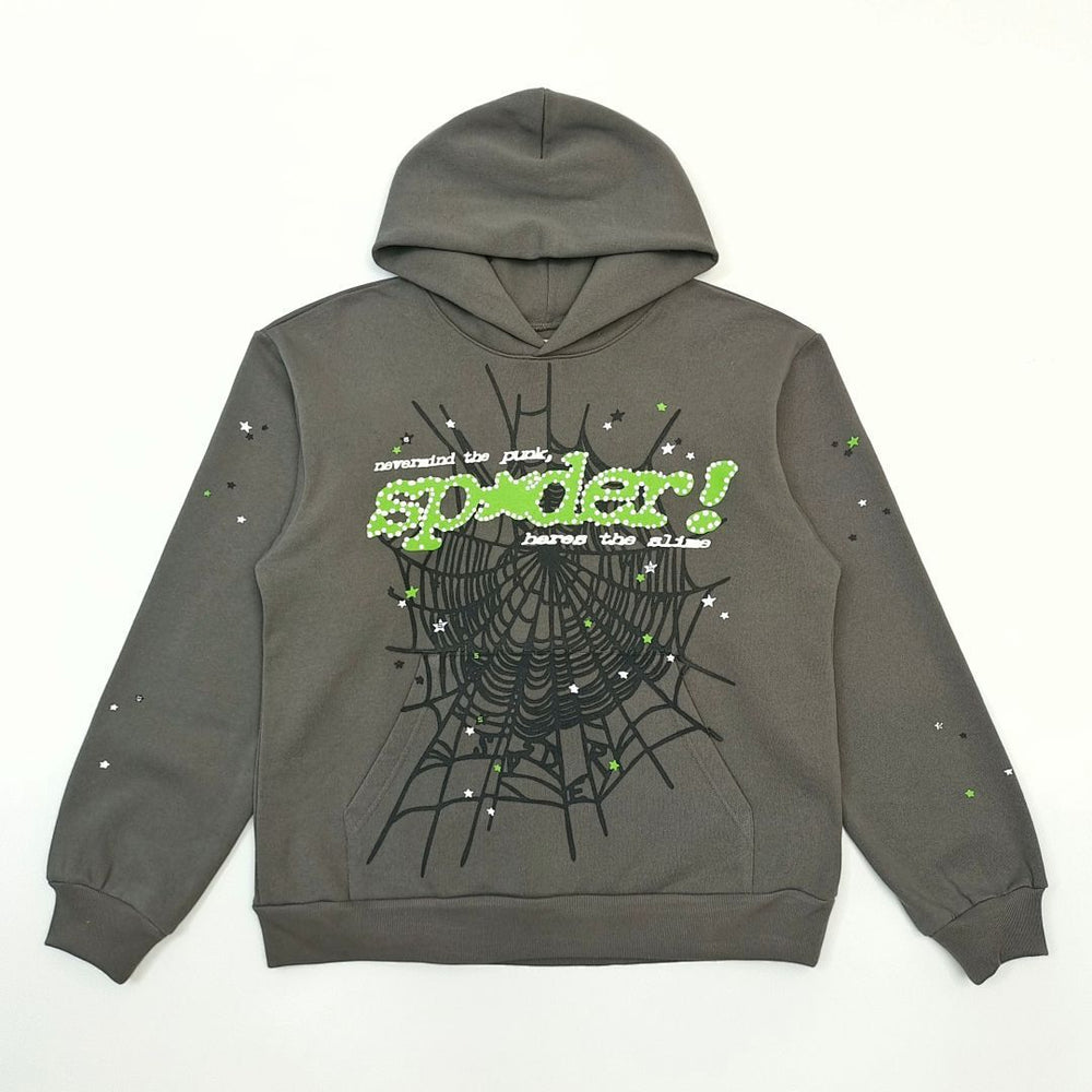 Cross border exclusive 500g Meichao PINK spider web hooded sweatshirt Sp5derhoodies hoodie (33)