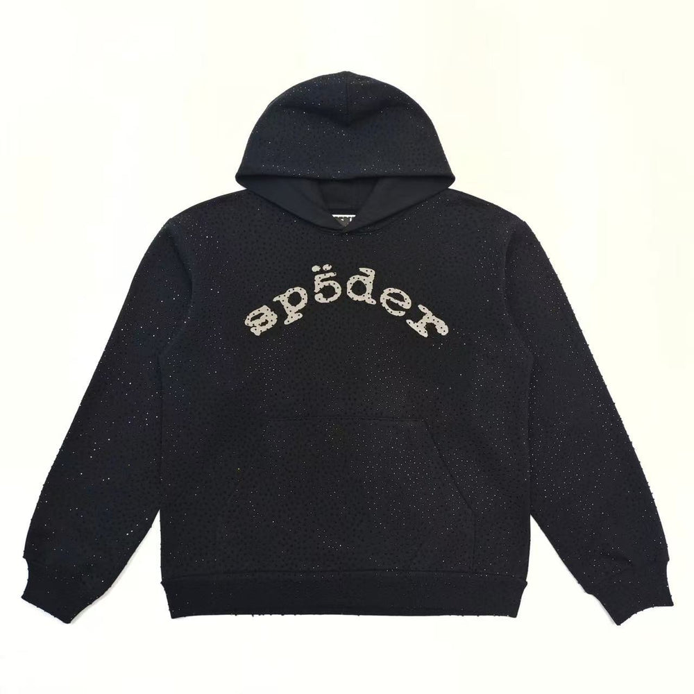 Cross border exclusive 500g Meichao PINK spider web hooded sweatshirt Sp5derhoodies hoodie (33)