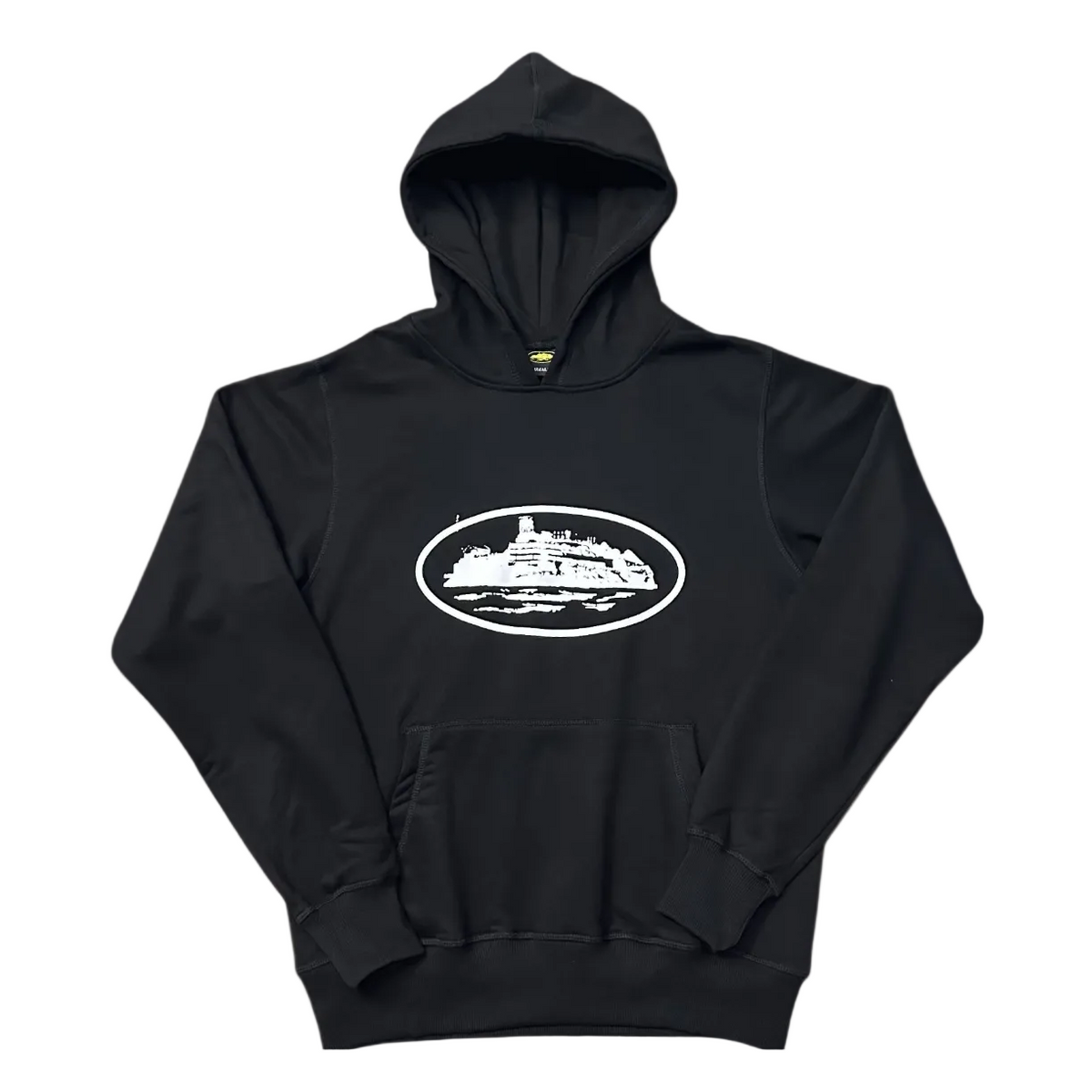 Corteiz X Slaughter Gang 21 Savage Black Graphic Pullover Hoodie