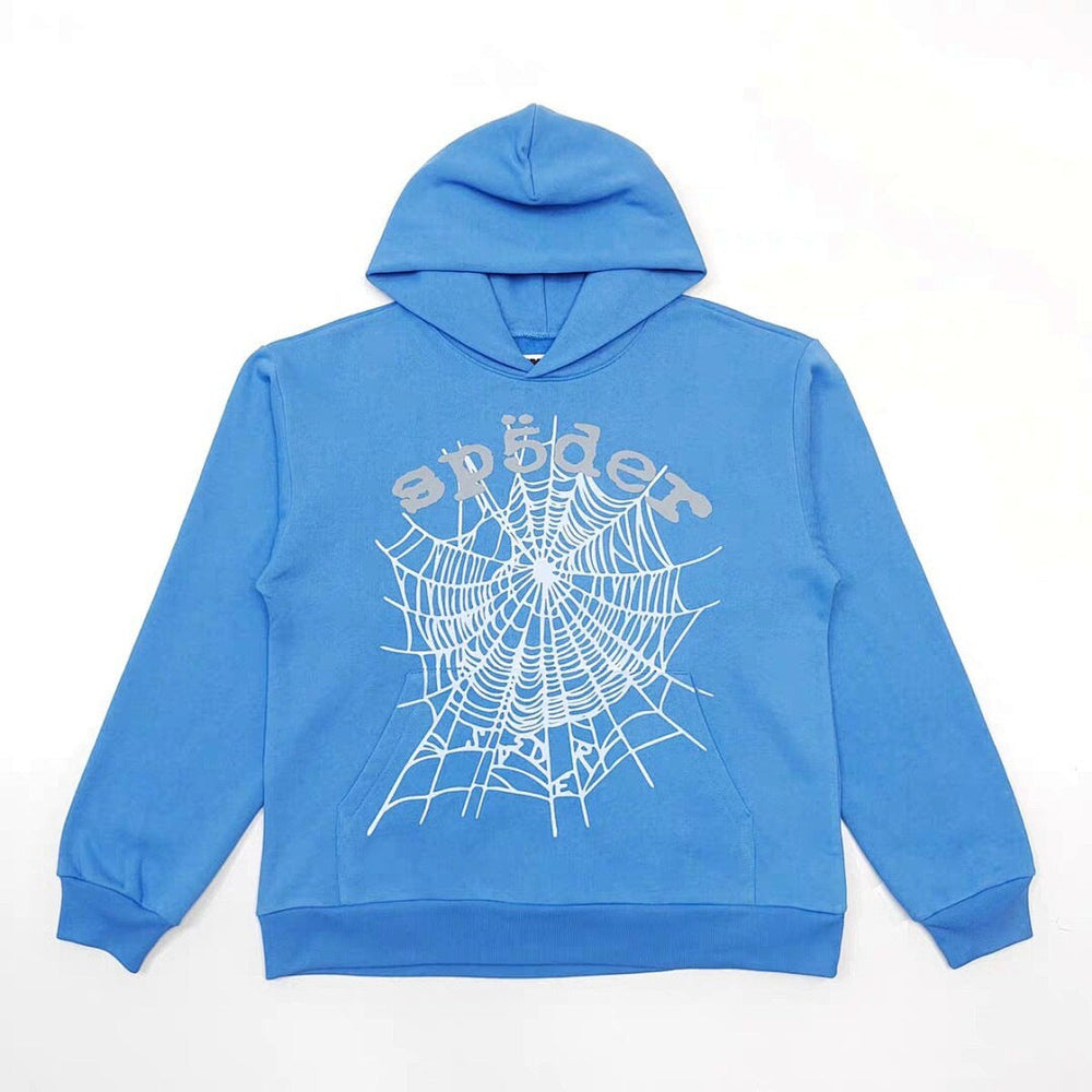 Cross border exclusive 500g Meichao PINK spider web hooded sweatshirt Sp5derhoodies hoodie (33)