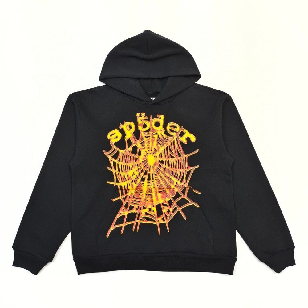 Cross border exclusive 500g Meichao PINK spider web hooded sweatshirt Sp5derhoodies hoodie (33)