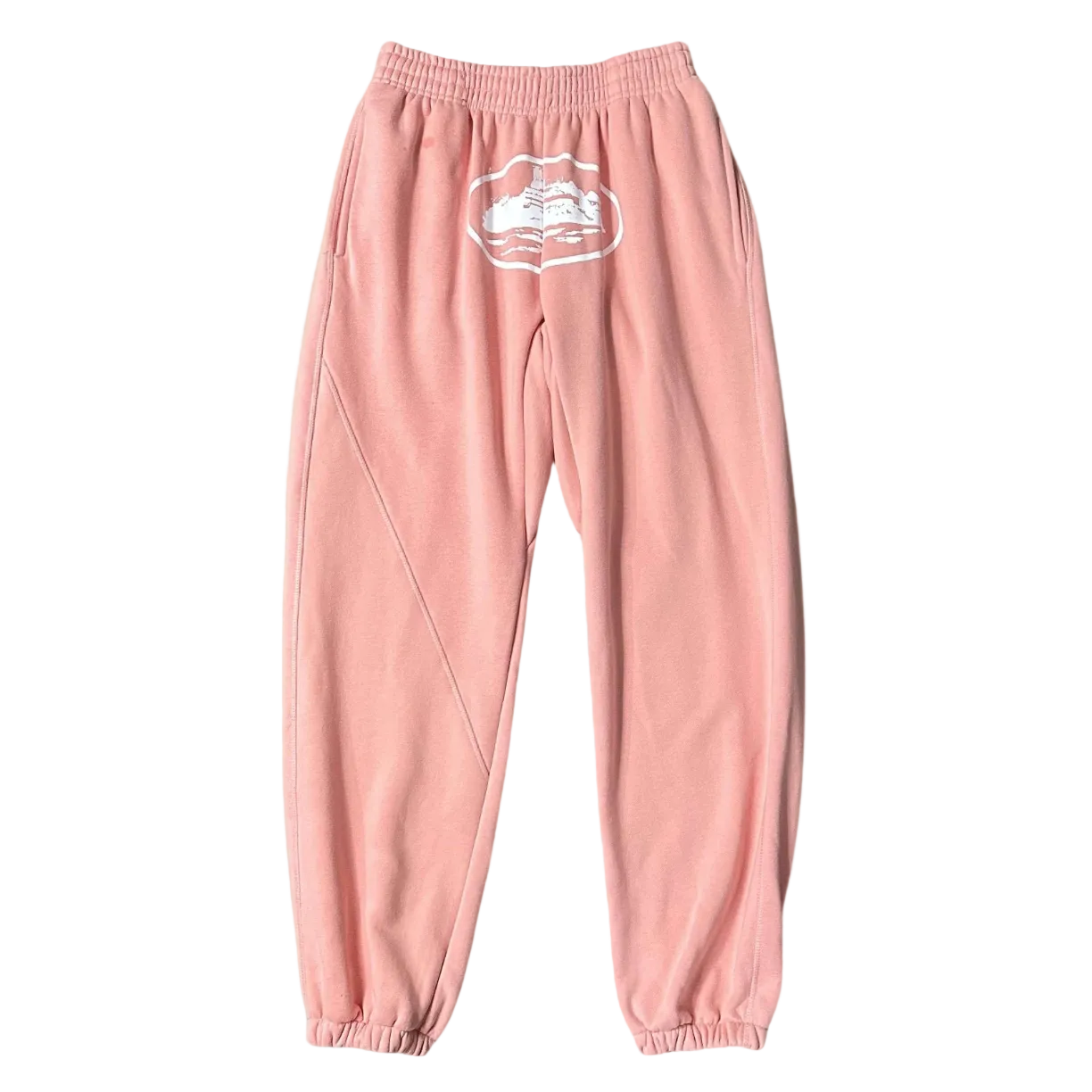 Corteiz X Slaughter Gang 21 Savage Pink Graphic Jogger Pa