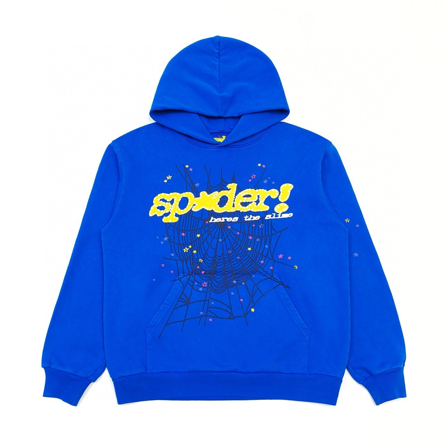 Cross border exclusive 500g Meichao PINK spider web hooded sweatshirt Sp5derhoodies hoodie (33)