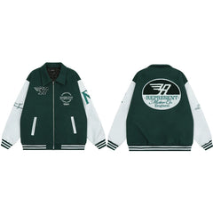 Represent Racing Team Modern Co Green Varsity Jacket