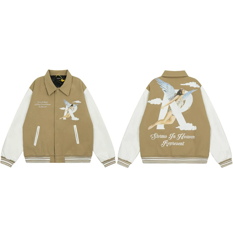 Represent Storms In Heaven Varsity Jacket