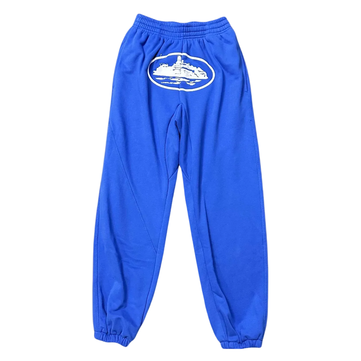 Corteiz X Slaughter Gang 21 Savage Royal Blue Graphic Jogger Pants