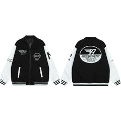 Represent Racing Team Modern Co Black Varsity Jacket
