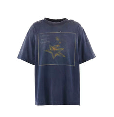 Saint Michael Internal Paradise Star Distressed Vintage Tee