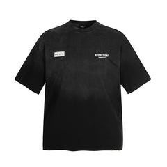 Represent Oasis Patch Logo Vintage Washed Oversized T‑Shirt
