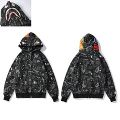 BAPE Shark Galaxy Camo Full Zip Hoodie