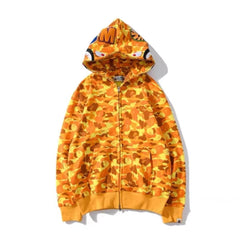 Bape Abc Camo Shark Full-zip Hoodie