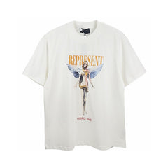 Represent Horizons Angel Snake Graphic Print Oversized T‑Shirt