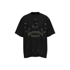 Represent Thoroughbred Doberman Graphic Print Oversized T‑Shirt