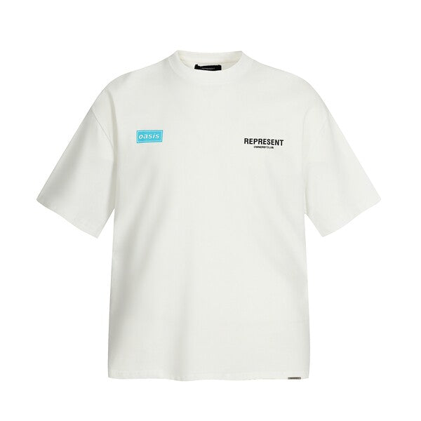 Represent Oasis Patch Logo Vintage Washed Oversized T‑Shirt