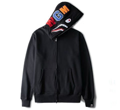 BAPE Shark Full Zip Hoodie Black Shark Edition