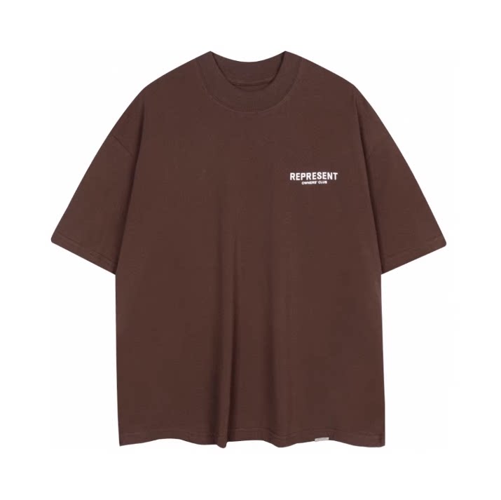 Represent Owners Club Small Chest Logo Oversized T‑Shirt