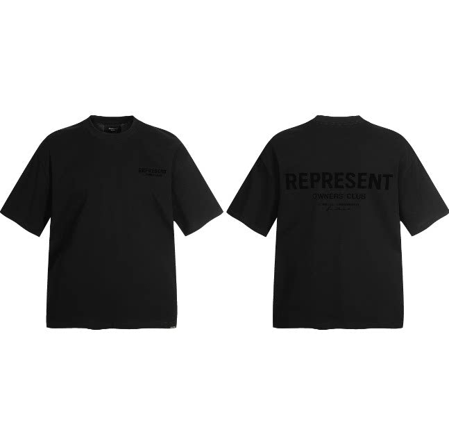 Represent Owners Club Front Back Logo Oversized T‑Shirt